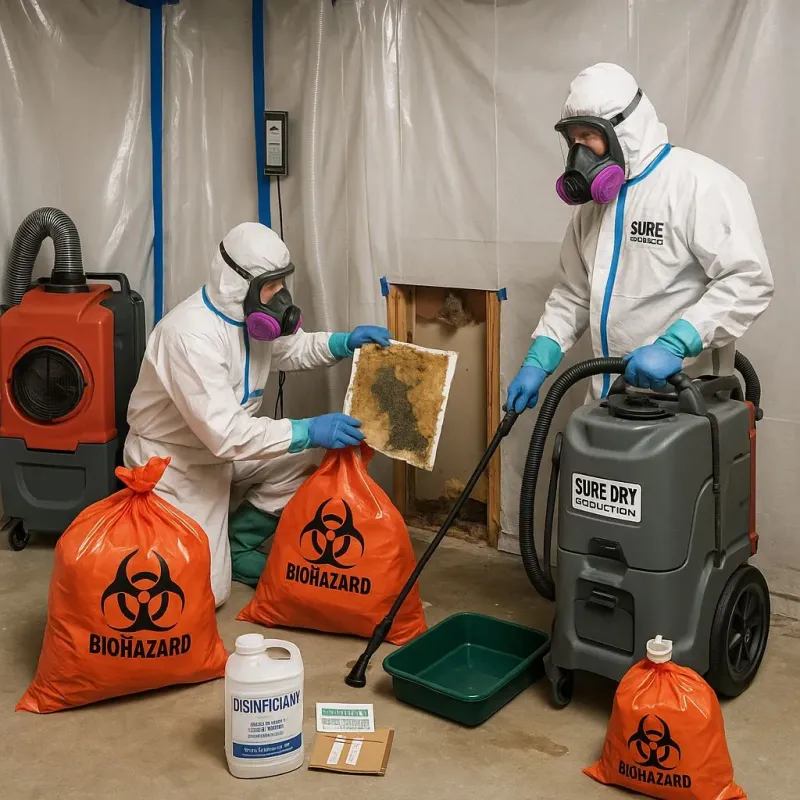 Contaminated Water Handling Protocols process in Sherwood, WI