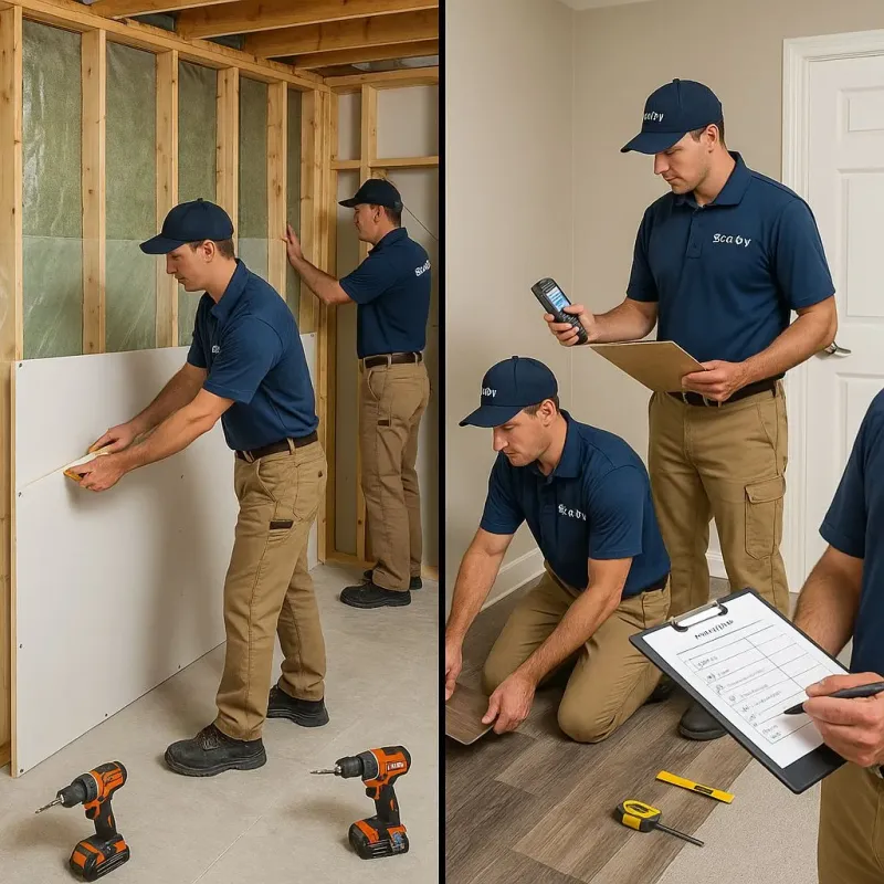 Repairs and Reconstruction process in Sherwood, WI